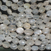 SO GORGEOUS - MILKY - MOONSTONE - SMOOTH OVAL SHAPE - BEADS SIZE 6x9 - 6x10 mm 5 STRAND EACH STRAND 14 INCHES GREAT QUALITY SUPER LOW PRICE